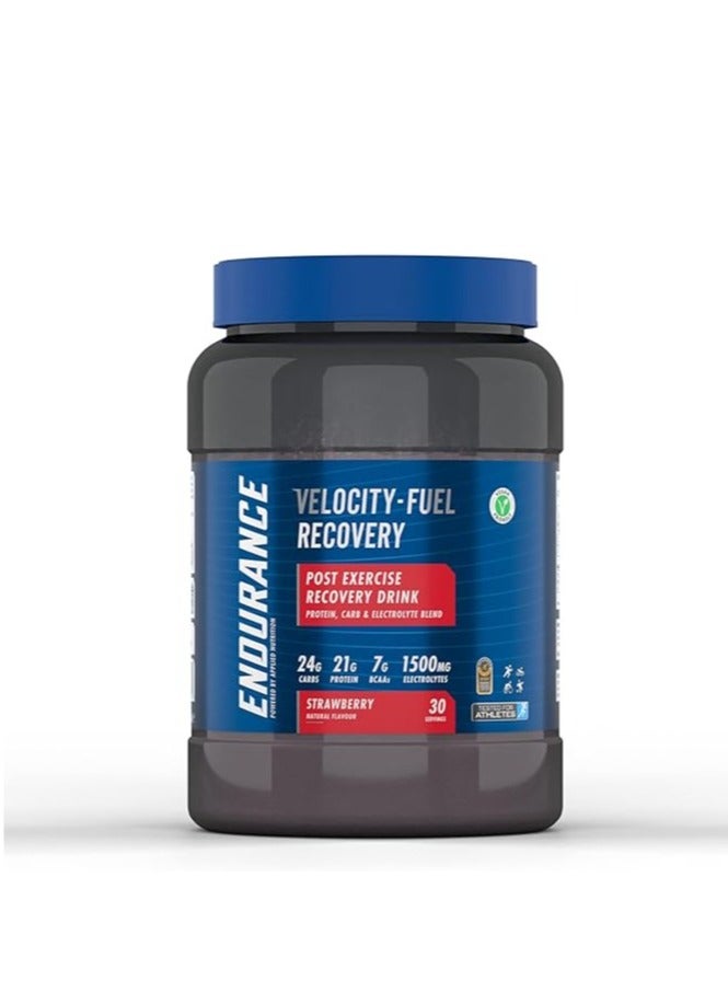Applied Nutrition Endurance Velocity Fuel Recovery Post Exercise Recovery, Strawberry Flavor, 1.5 KG