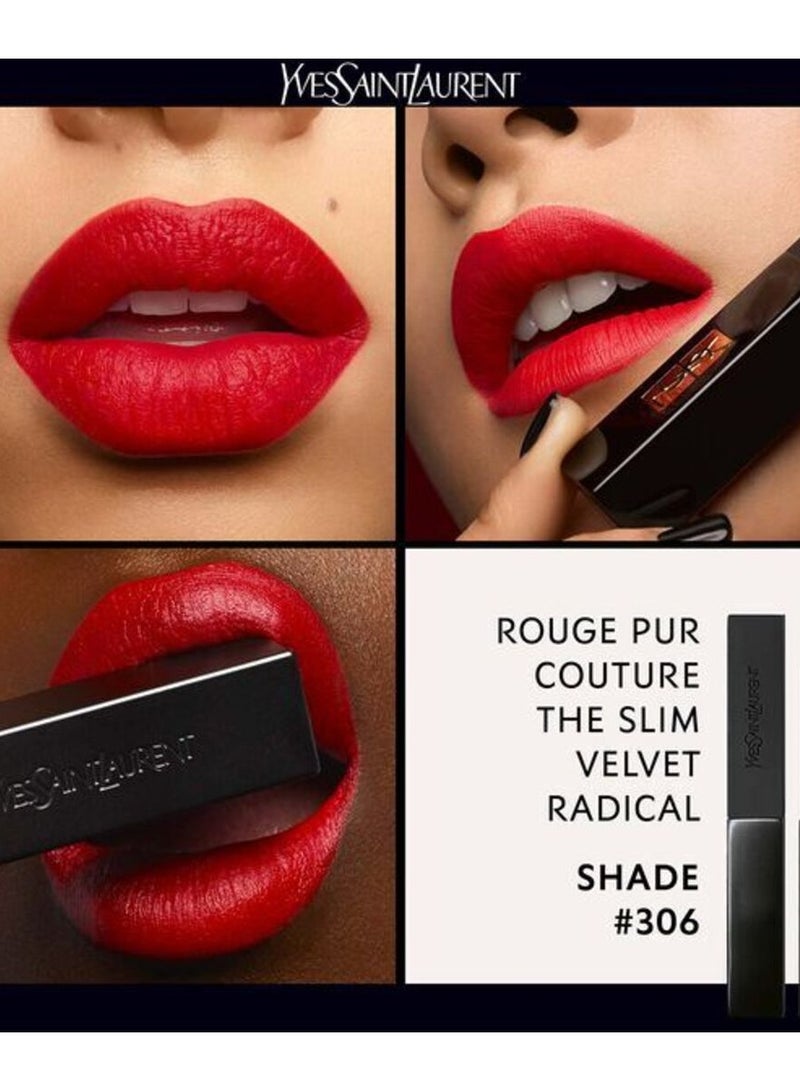 The Slim Velvet Radical Matte Lipstick 2g-306 Red Urge