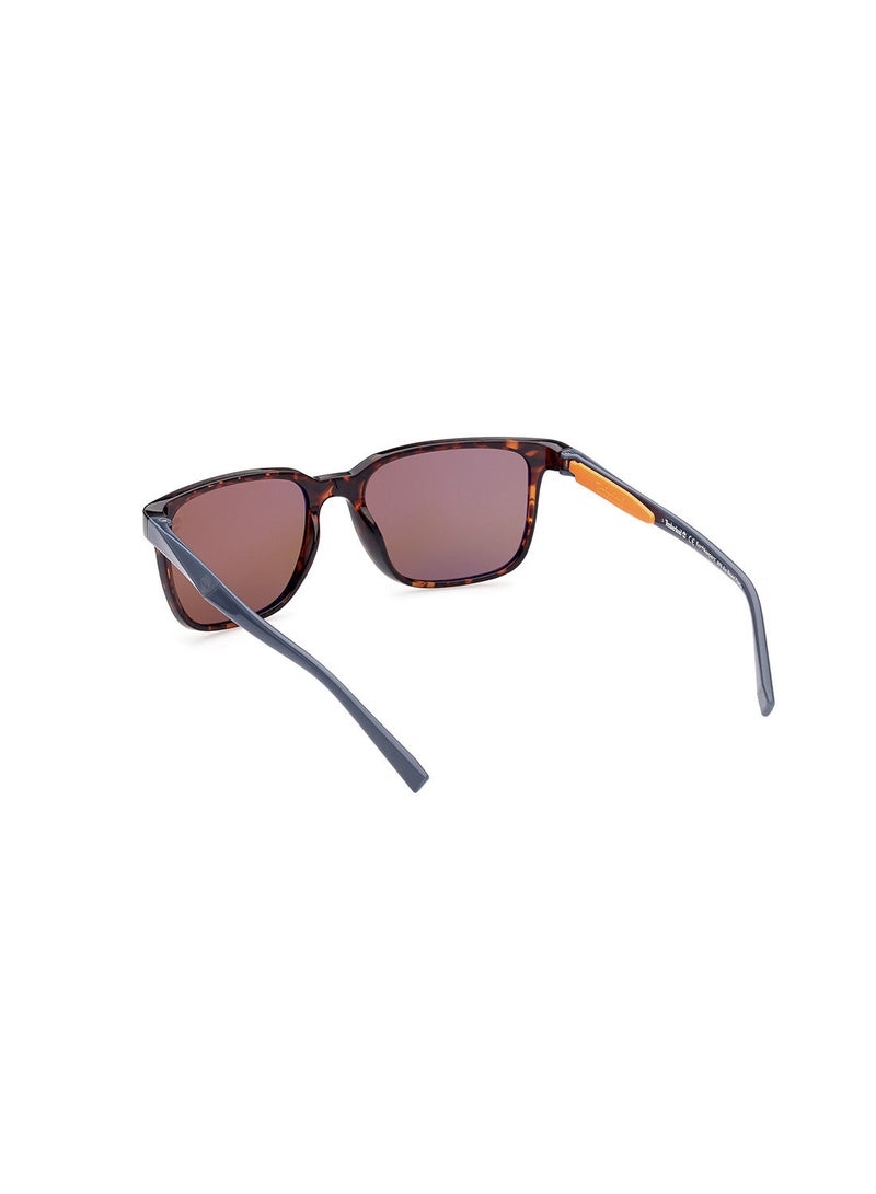 Men's Polarized Square Sunglasses - TB927352H56 - Lens Size: 56 Mm