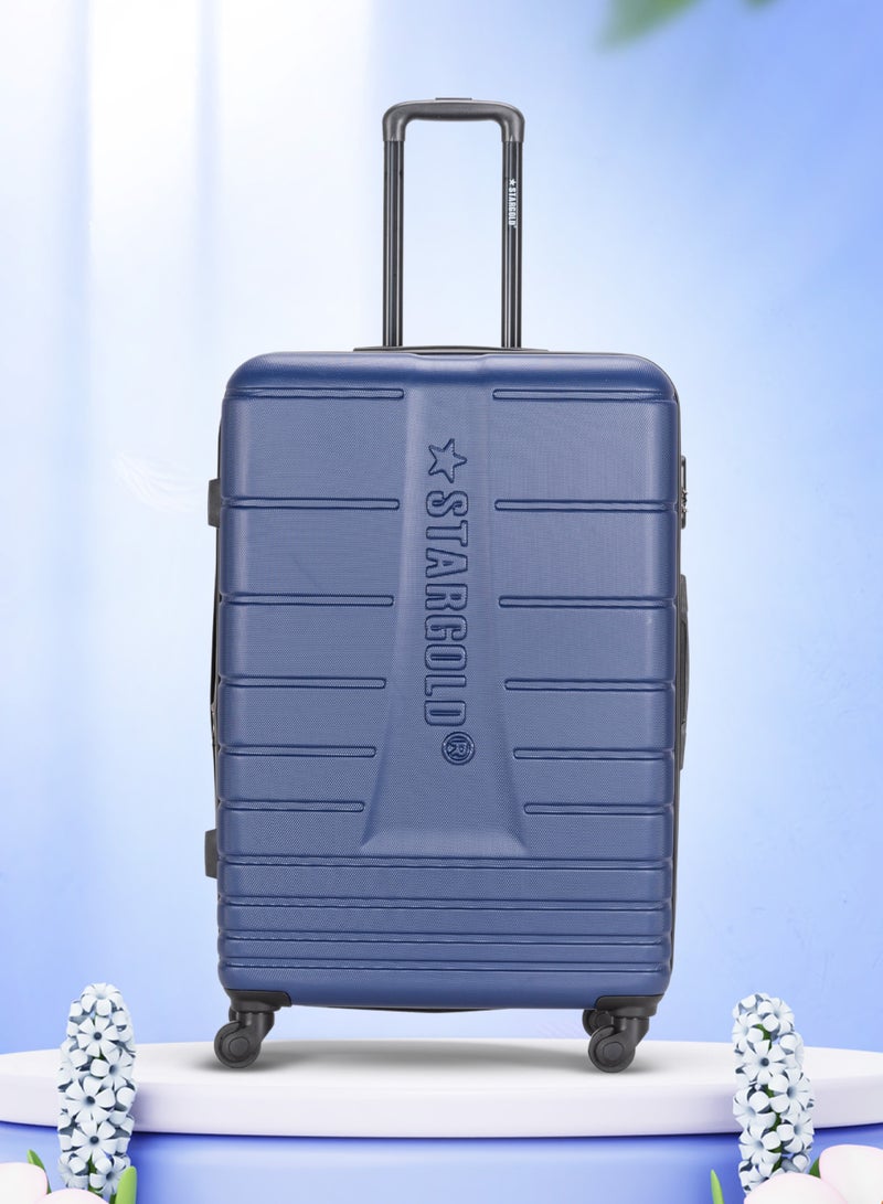 4 Pack Of Hardside Spinner Number Locked Luggage Trolley