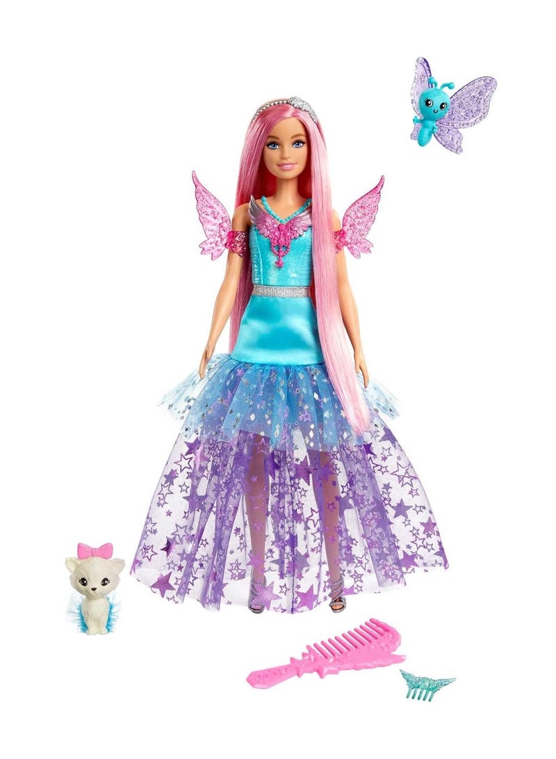 Barbie A Touch of Magic Malibu Doll with Two Fairytale Pets