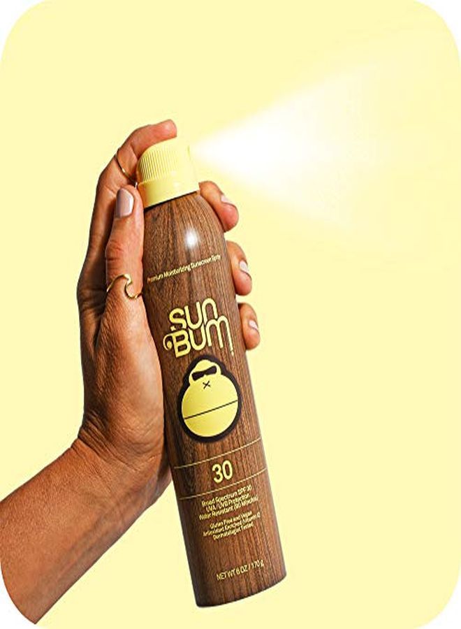 Original Spf 30 Sunscreen Spray Vegan And Reef Friendly Octinoxate & Oxybenzone Free Broad Spectrum Moisturizing Uva Uvb Sunscreen With VitaminE