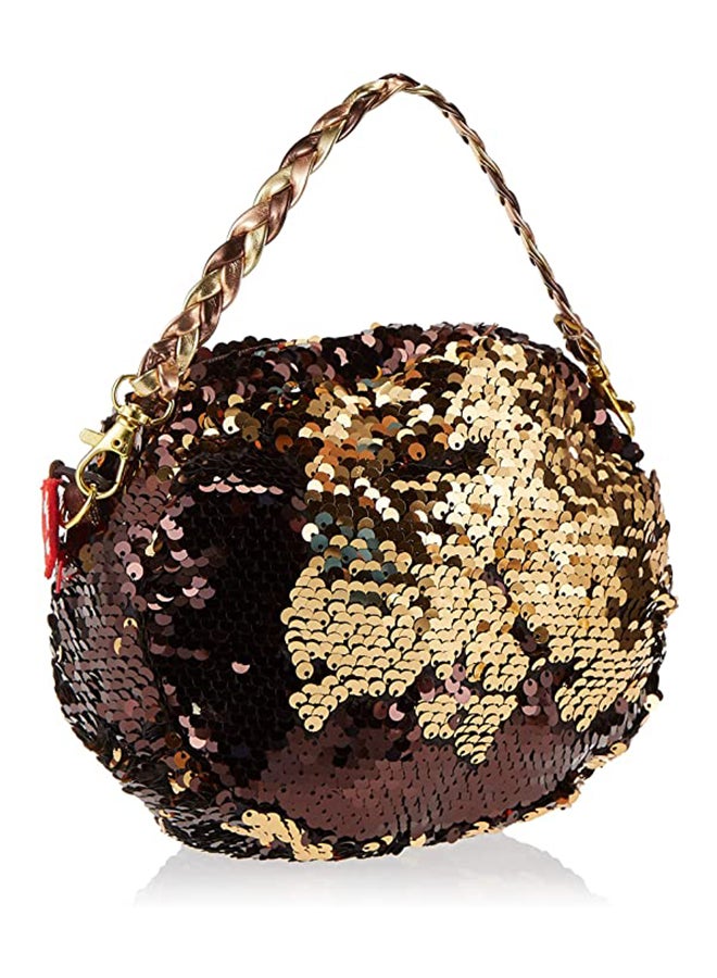 Fashion Sequin Dangler Purse 6inch