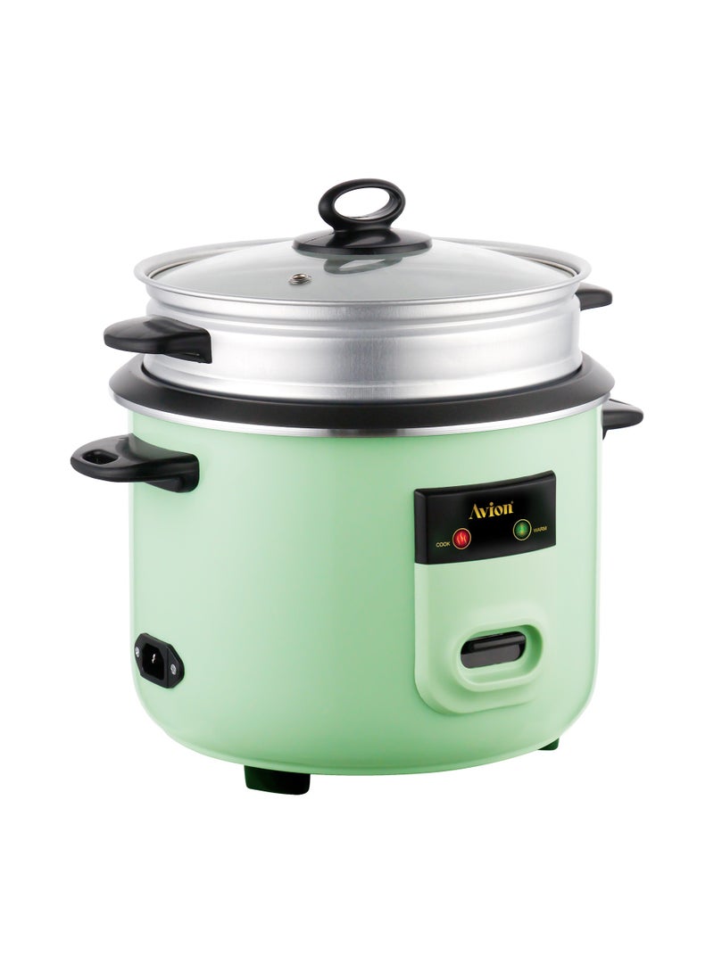 Avion Automatic rice cooker 1.2 Litre |one touch easy oparation | cook ,warm and steam function |400 W| 2 year warranty