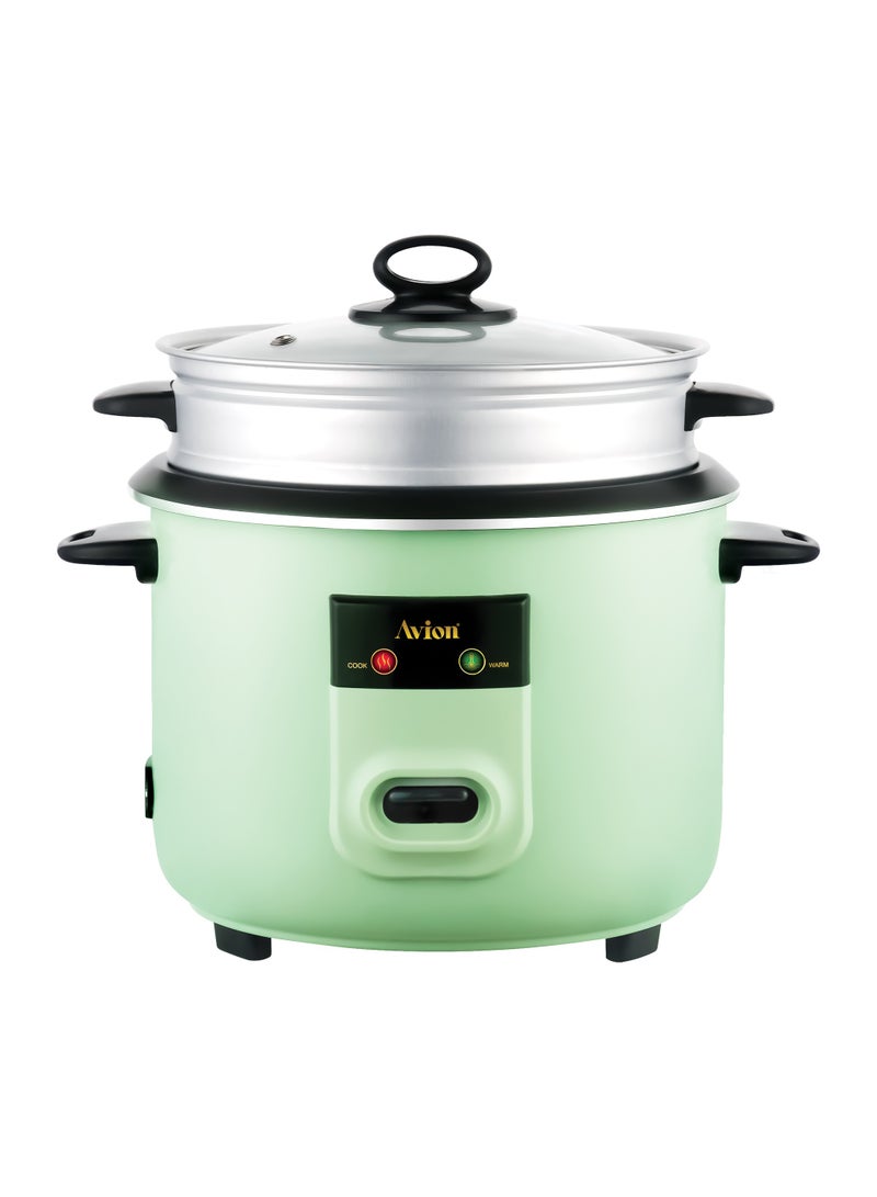 Avion Automatic rice cooker 1.2 Litre |one touch easy oparation | cook ,warm and steam function |400 W| 2 year warranty