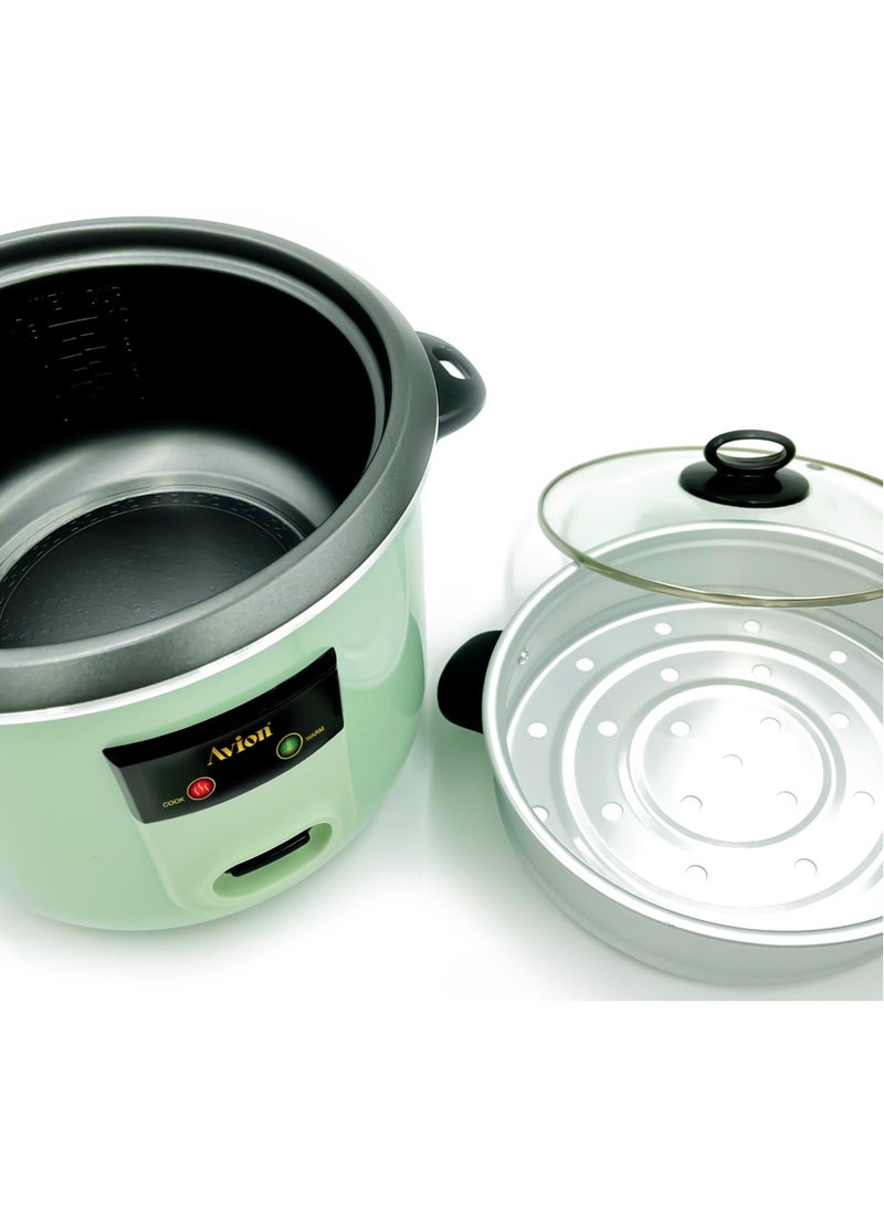 Avion Automatic rice cooker 1.2 Litre |one touch easy oparation | cook ,warm and steam function |400 W| 2 year warranty