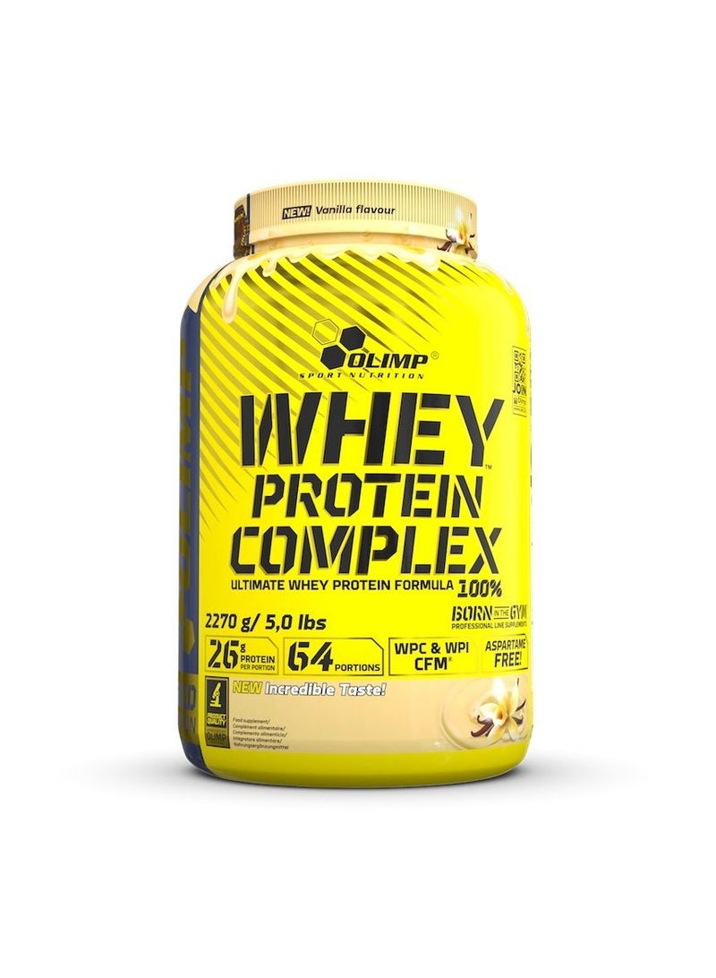 Whey Protein Complex, Ultimate Whey Protein Formula, Vanilla Flavor, 2270g
