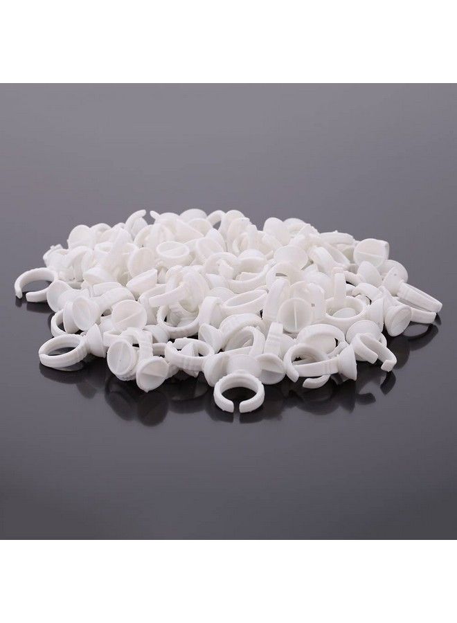 Eyelash Pallet Glue Holder Adhesive Holders Eyelash Extensions Glue Rings 100Pcs/Pack