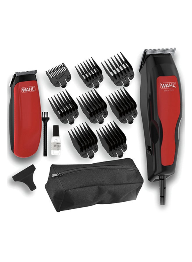 11-In-1 Hair Trimmer Kit Red/Black