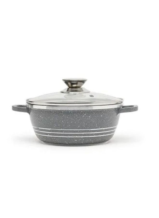 Non-Stick Casserole Pot 40 cm Grey/Clear