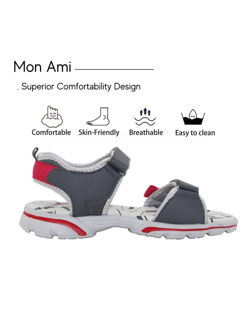 Monami Boys and Kids Sandals | Soft Bottom, Open toe, Premium Quality Children Sports Sandals