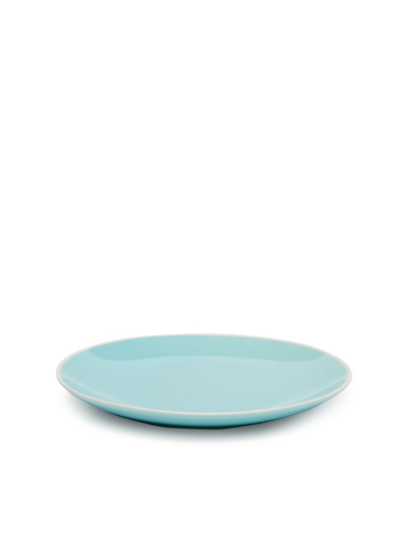 Pastel Stoneware Side Plate 20Cm Blue