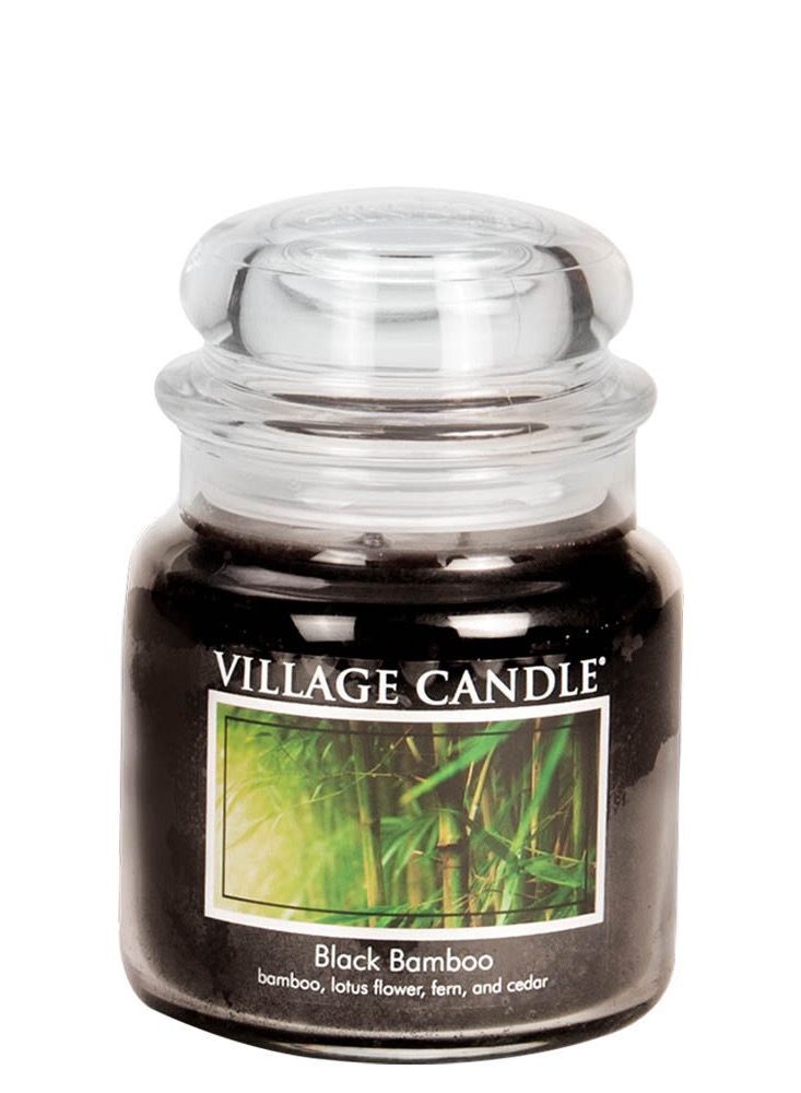 Village Candle Black Bamboo Medium