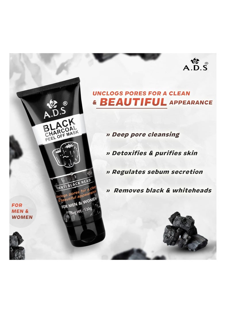 ADS Black Charcoal Peel Off Mask