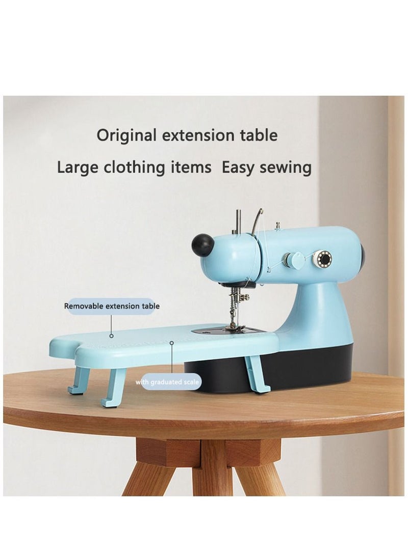 Mini Double Thread Sewing Machine Small Household Multifunctional Sewing Machine