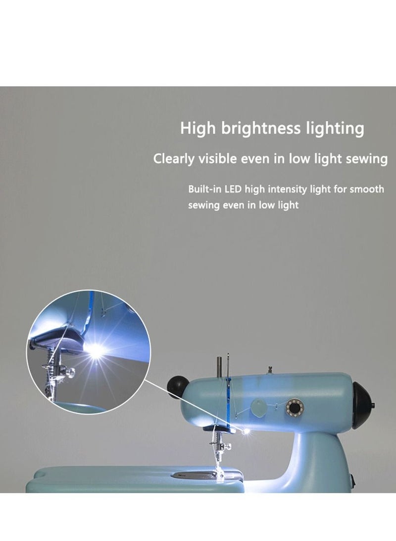 Mini Double Thread Sewing Machine Small Household Multifunctional Sewing Machine