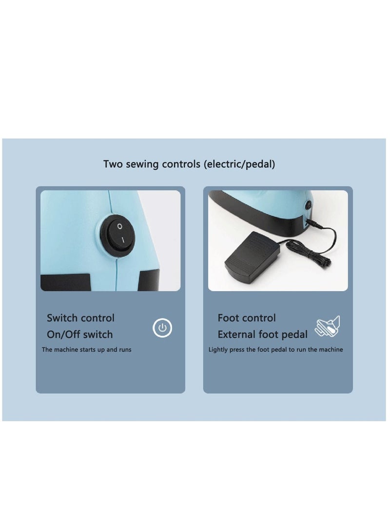 Mini Double Thread Sewing Machine Small Household Multifunctional Sewing Machine