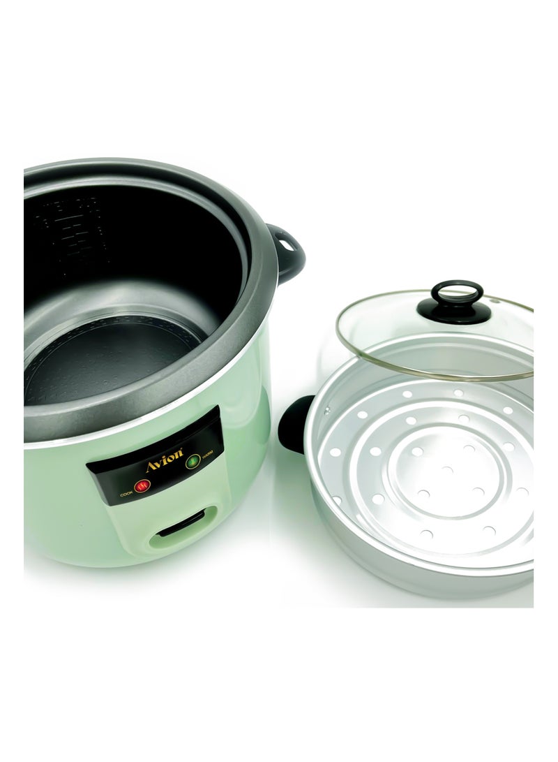 Avion Automatic rice cooker 1.8 Litre |one touch easy oparation | cook , warm and steam function | 700 W | 2 year warranty