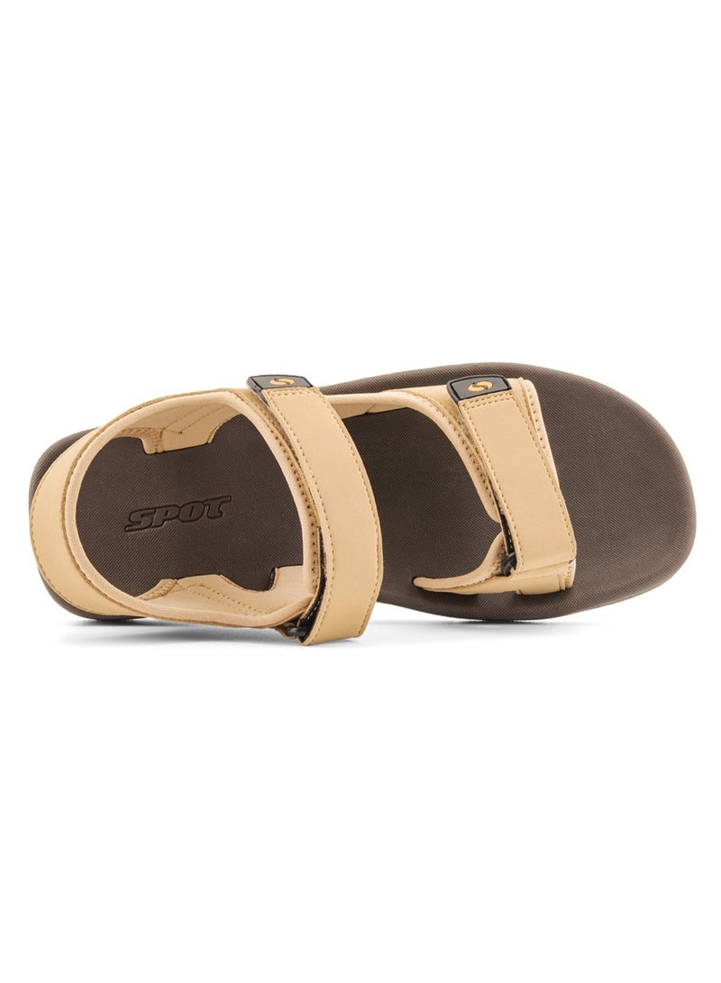 Spot Stylish Sandals SS-7651 Camel Brown
