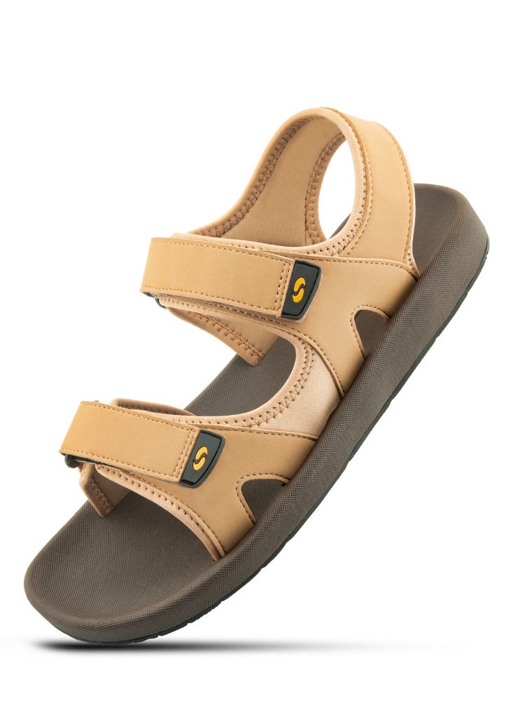 Spot Stylish Sandals SS-7651 Camel Brown