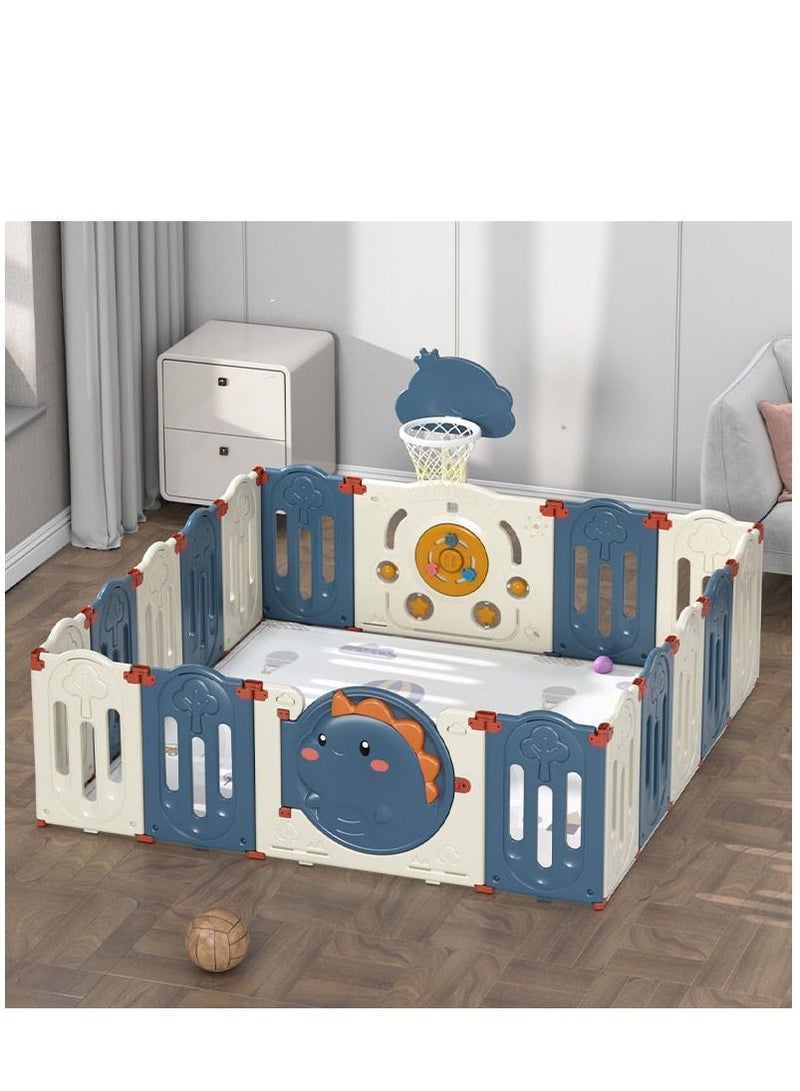 Foldable Baby playpen Baby Folding Play Pen Kids Activity Centre Safety Play Yard Home Indoor Outdoor New Pen 12+2 Panels