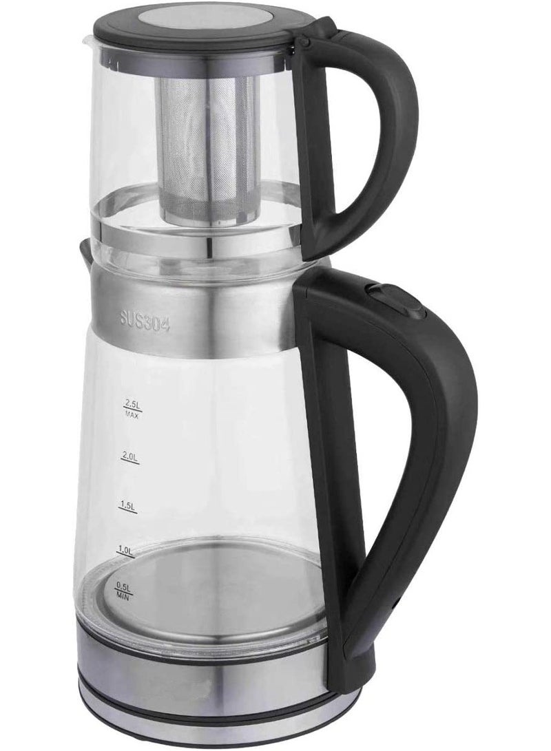 Tea Kettle 2 Liter With Tea Pot - KD5005