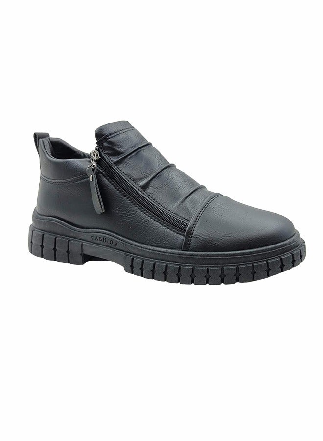 Comfortable Slip-On Formal Shoes Black