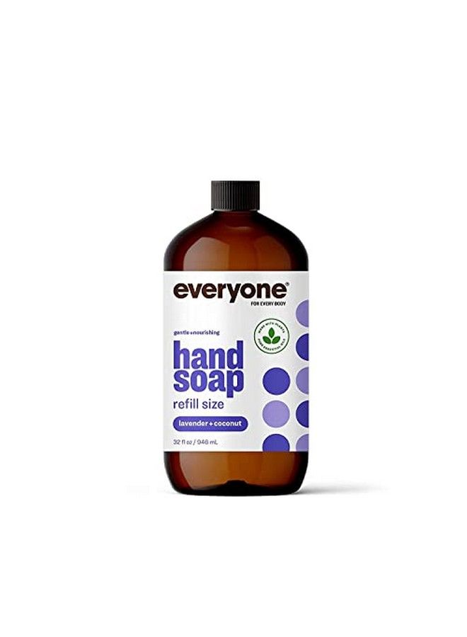 Liquid Hand Soap 32 Ounces (Pack Of 2) Lavender & Coconut Plantbased Cleanser With Pure Essential Oils (Packaging May Vary)