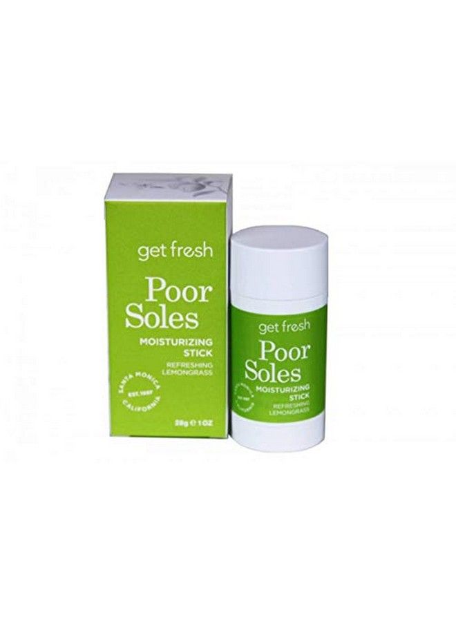 Poor Soles Deeply Moisturizing Stick For Feet Knees And Elbows To Heal And Soften Dry Skin With Shea Butter Avocado Oil And Lemongrass 28G