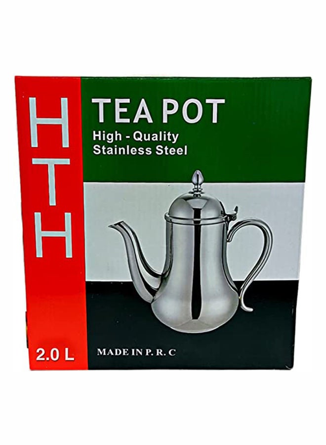 Stainless Steel Tea Kettle UAE Special Day Collection With Large Capacity - Tea Coffee Pot Ideal for Home Office & Hotel – Compact & Stylish Design with Heat Resistant Handle (1.2 Liter)