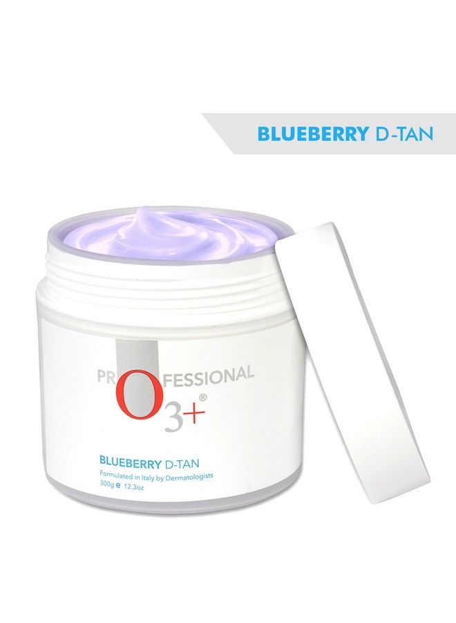 Blueberry De Tan With Natural Extracts For Tan Removal & Sun Damage Protection Ideal For Dry Skin (D Tan 300 G)