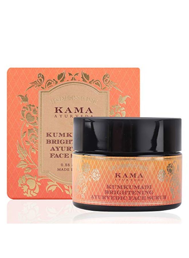 Kumkumadi Brightening Ayurvedic Face Scrub 25G- In