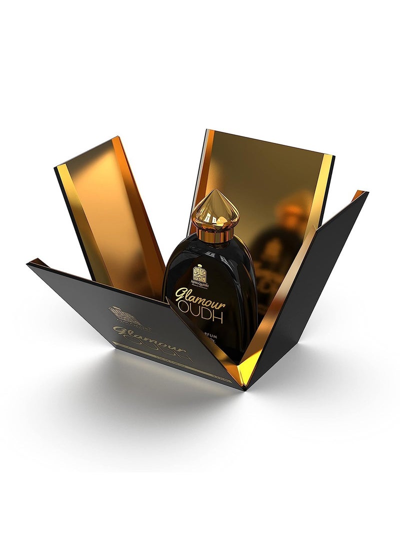AdilQadri Glamour Oudh Eau De Parfum Woody And Addictive Long Lasting Fragrance For Men & Women 100 ML