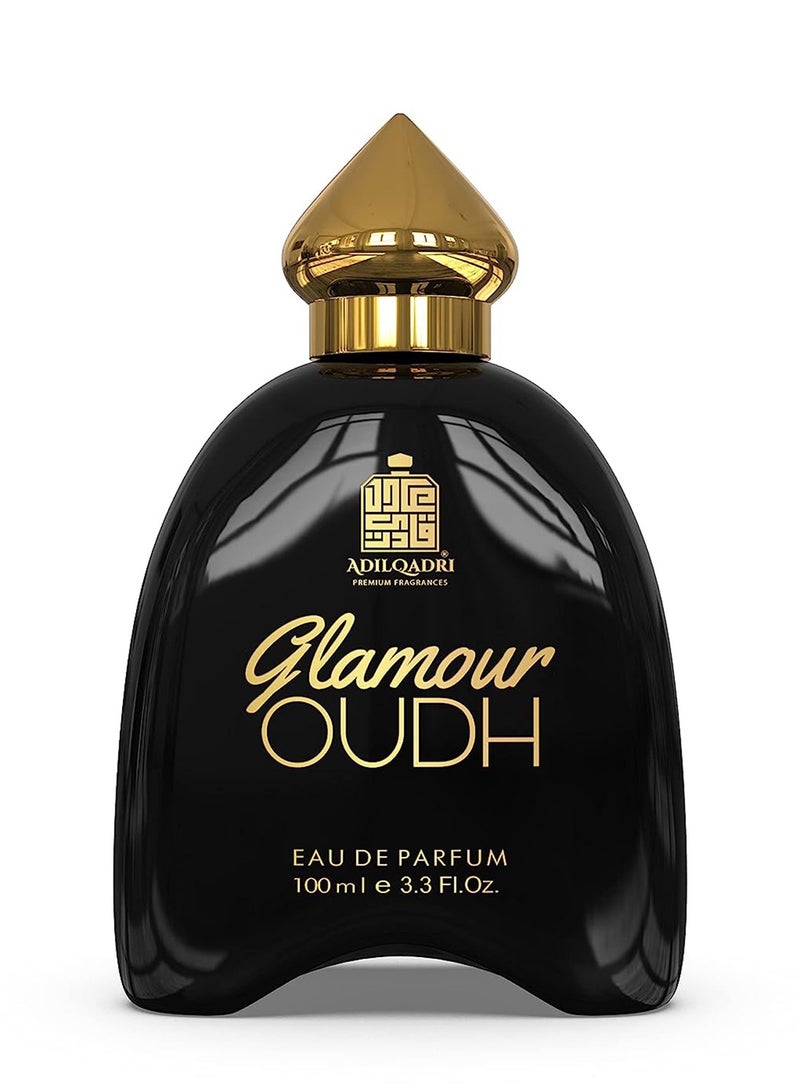 AdilQadri Glamour Oudh Eau De Parfum Woody And Addictive Long Lasting Fragrance For Men & Women 100 ML