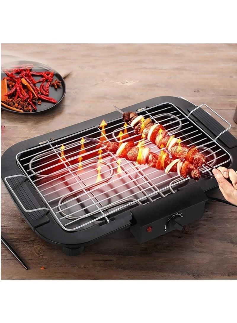 Electric Barbecue BBQ Grill & Steamboat Hot Pot Pan Electric Grill Barbecue