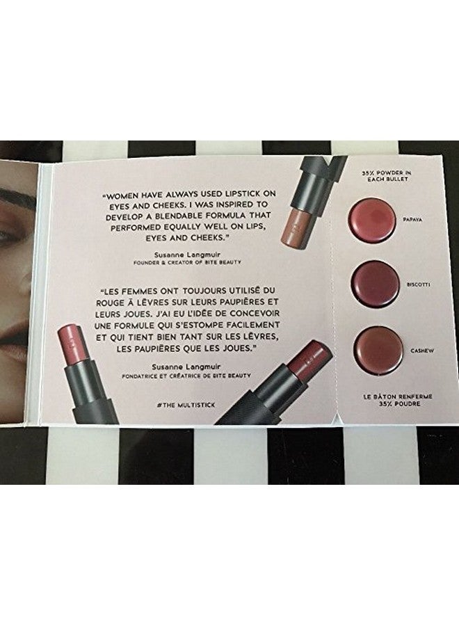 Multistick Deluxe Sample Card Shades: Papaya, Biscotti, And Cashew