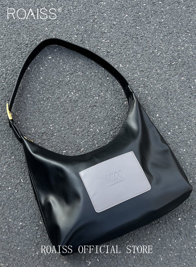 Women Single Shoulder Underarm Bag Large Capacity Practical and Durable Fashionable and Versatile Solid Color