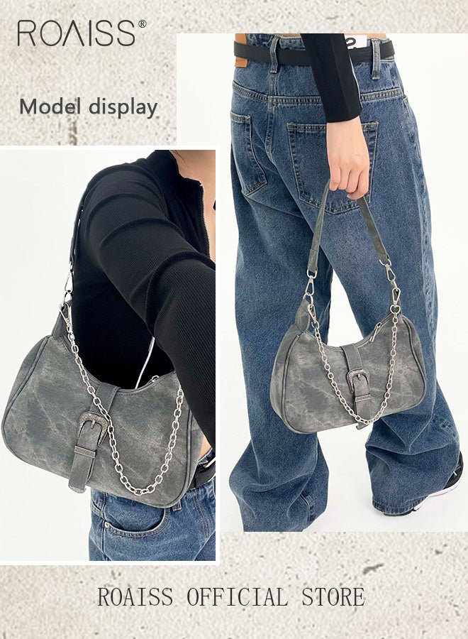 Women Single Shoulder Underarm Bag Large Capacity Practical and Durable Fashionable and Versatile Solid Color