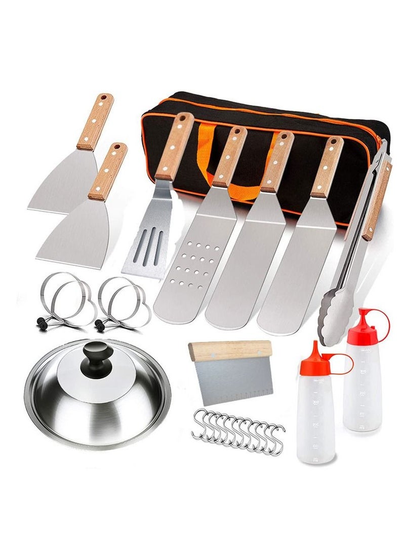 BBQ Outdoor Camping Tools Set Stainless Steel Spatula Cooking Spatula