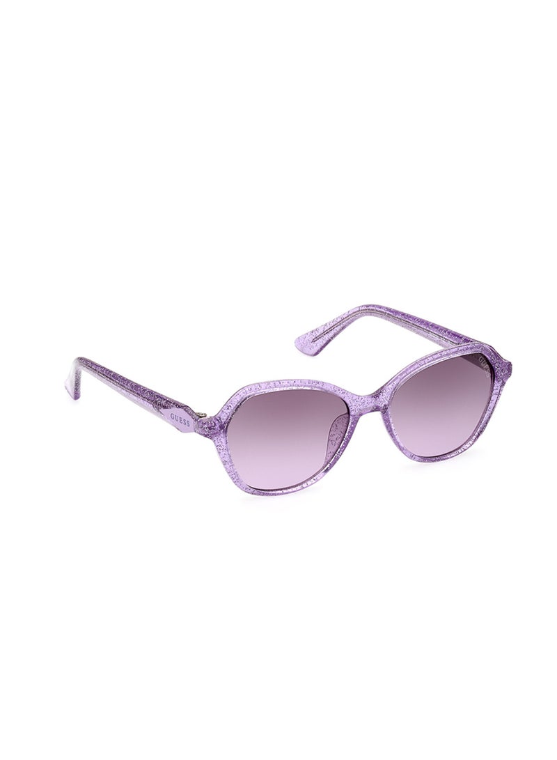 Girls UV Protection Asymmetrical Shape Sunglasses - GU923983Z48 - Lens Size: 48 Mm