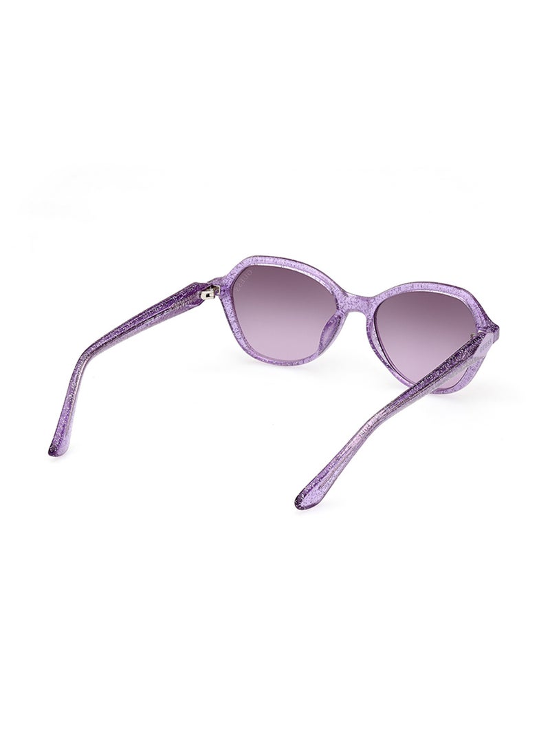 Girls UV Protection Asymmetrical Shape Sunglasses - GU923983Z48 - Lens Size: 48 Mm
