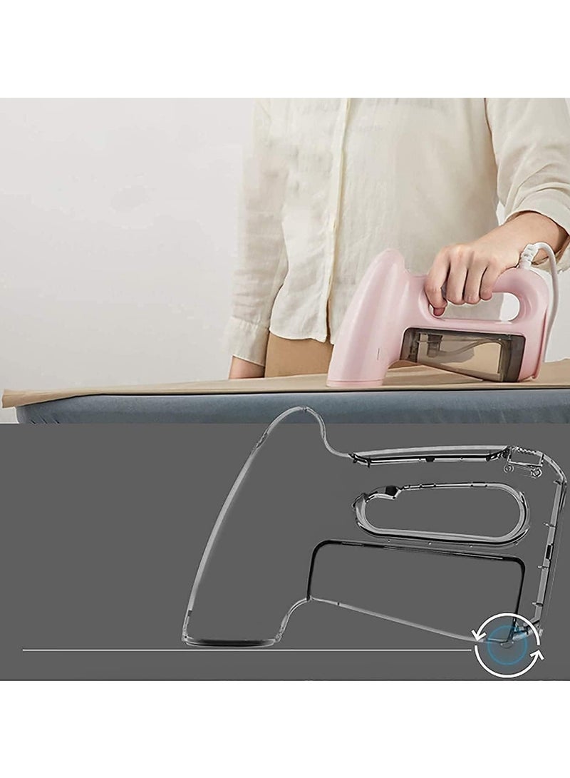 Garment Steamer 1300W – Portable Handheld Fabric Steamer for Clothes, 230ml Water Tank, Fast Heat-Up, Vertical & Horizontal Use, Travel Steamer Iron – 3-Pin Plug