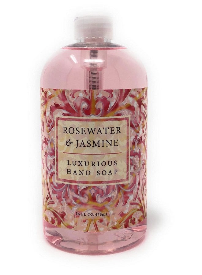 Reenwich Bay Trading Company Luxurious Hand Soap Rosewater & Jasmine. 16 Fl Oz (R2Y015)