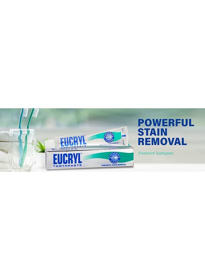 Ucryl Smokers Toothpaste Freshmint 50Ml Powerful Stain Removal Pack Of 2