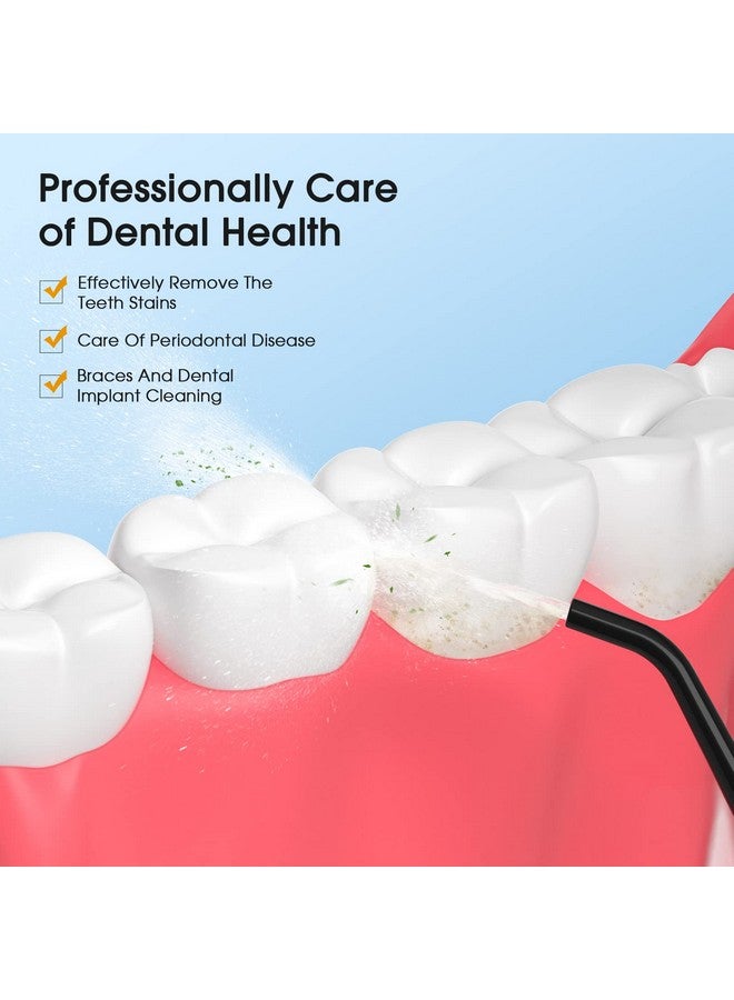 Angsun Water Flossers Professional For Teeth Cordless Portable Dental Oral Irrigator Hoc760 300Ml Rechargeable Ipx7 Waterproof Water Teeth Cleaner Picks For Home Travel With 8 Jet Tips