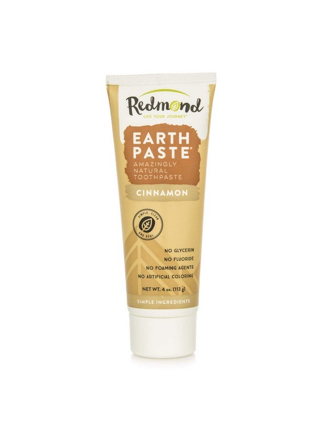 Edmond Earthpaste Natural Nonflouride Toothpaste Cinnamon 4 Ounce Tube (3 Pack)