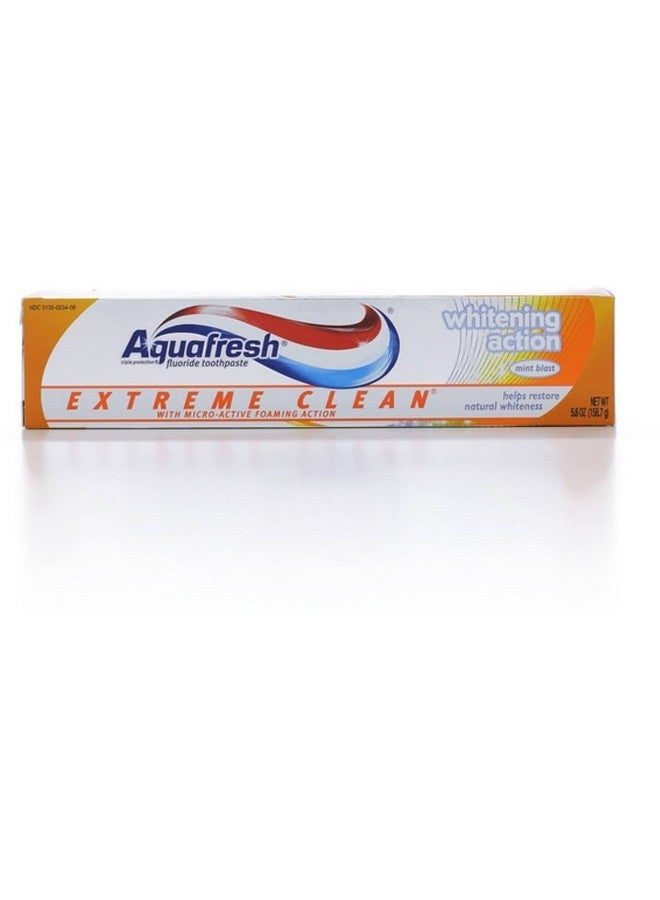 Aqua Fresh Extm White 5.6 Size 5.6Z Aquafresh Extreme Clean Whitening Mint Toothpaste