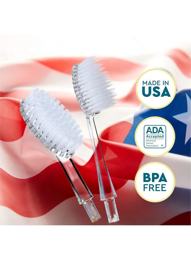 Adius Toothbrush Replacement Brush Heads 2Count Improve Gum Health & Reduce Gum Issues Medium Pack Of 1
