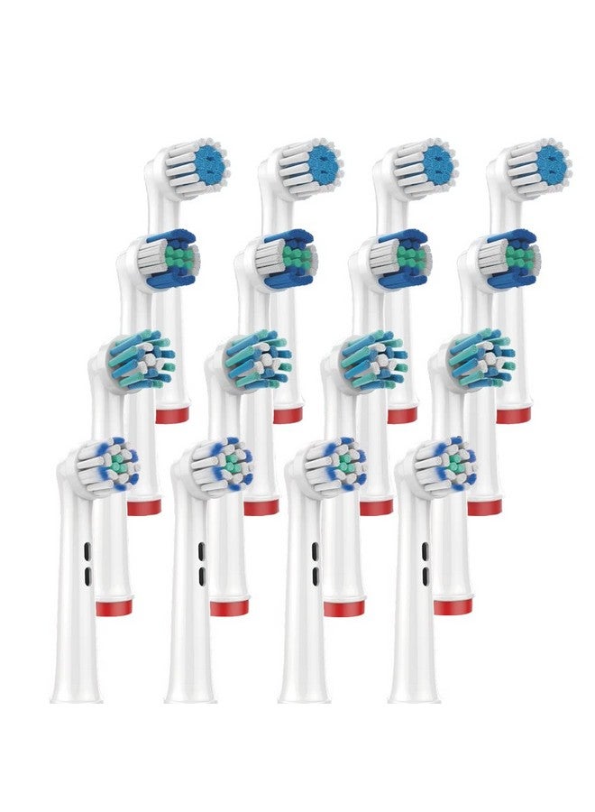 Onsit Replacement Toothbrush Heads Compatible With Oral B Braun 16 Assorted Professional Electric Toothbrush Heads Brush Heads Refill For Oralb Pro 1000/3000/5000/7000/8000/9600