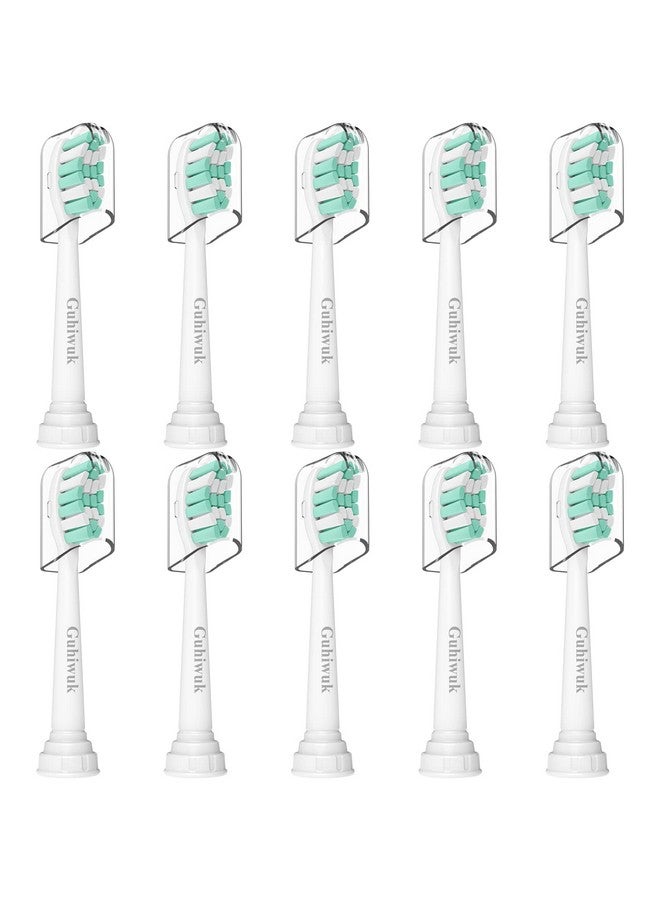 Uhiwuk Replacement Toothbrush Heads For Philips Sonicare: Electric Toothbrush Replacement Heads Compatible With Sonicare Plaque Control Protectiveclean 4100 5100 6100 C2 G2 W2 10Pack